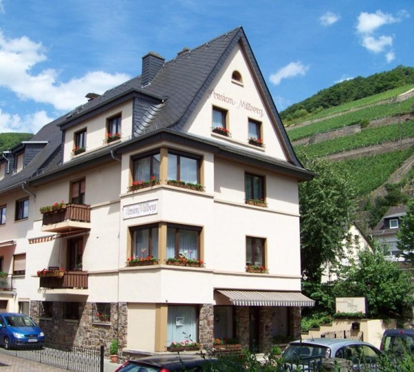 Pension Milberg Assmannshausen Rüdesheim am Rhein Buitenkant foto